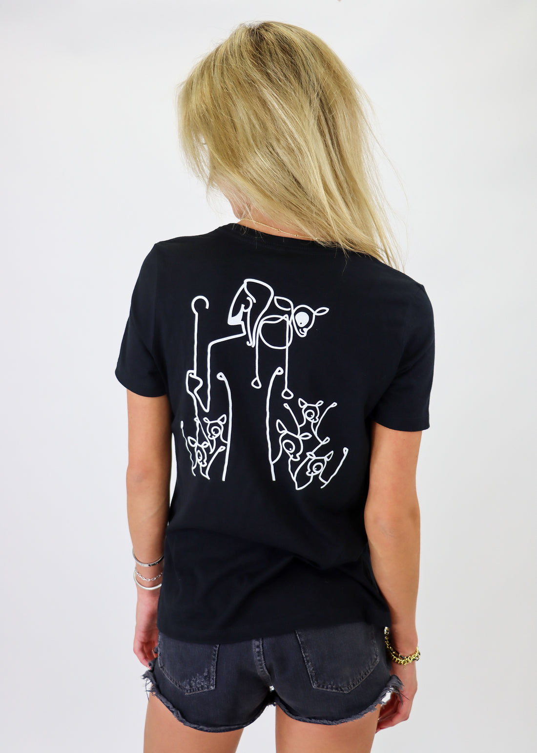 1Sheep Signature Women's Tee Black