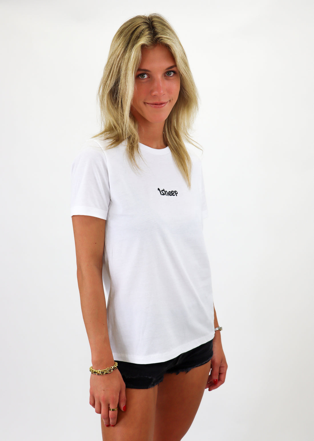 1Sheep Signature Women's Tee White