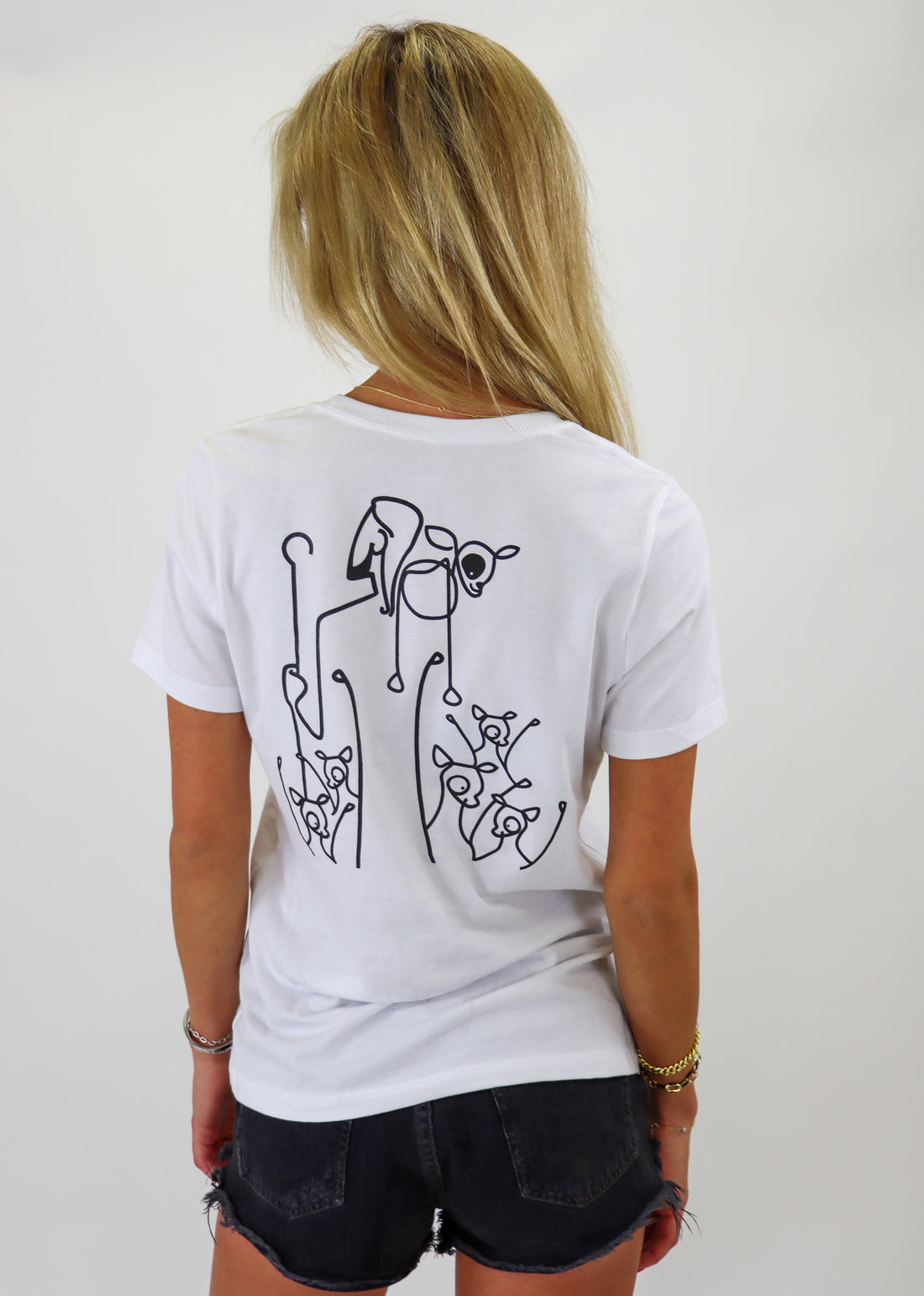 1Sheep Signature Women's Tee White