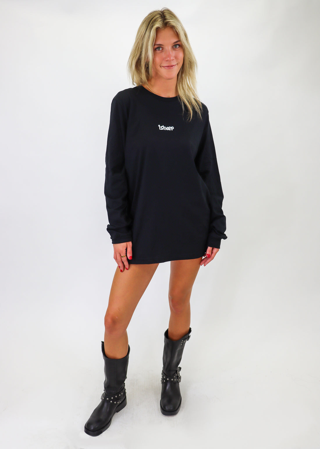 1Sheep Signature Long Sleeve Unisex Black