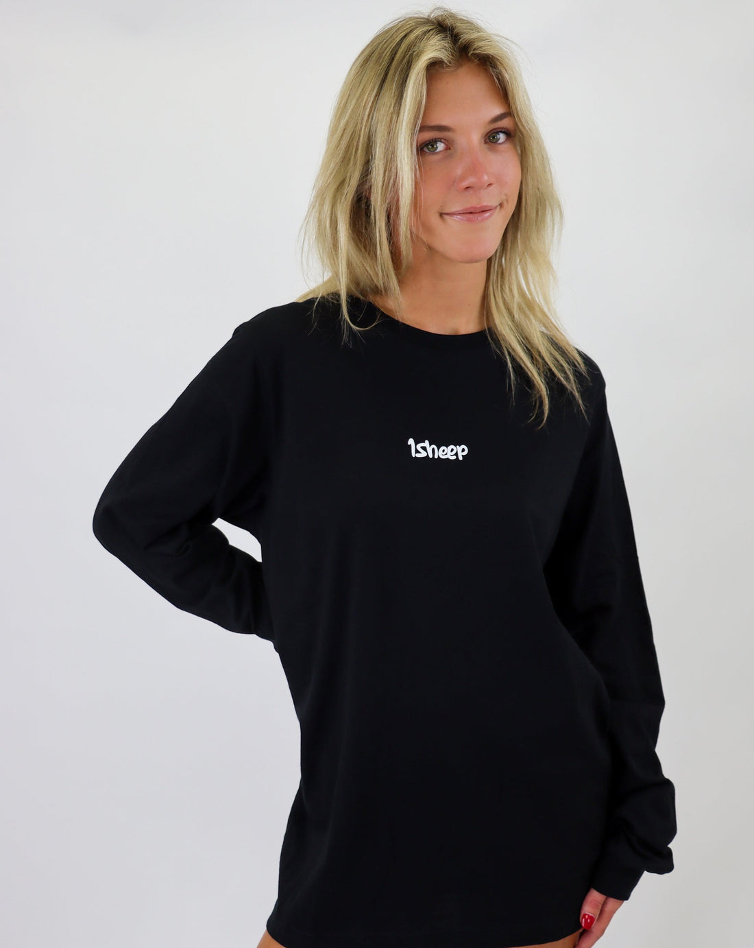 1Sheep Signature Long Sleeve Unisex Black