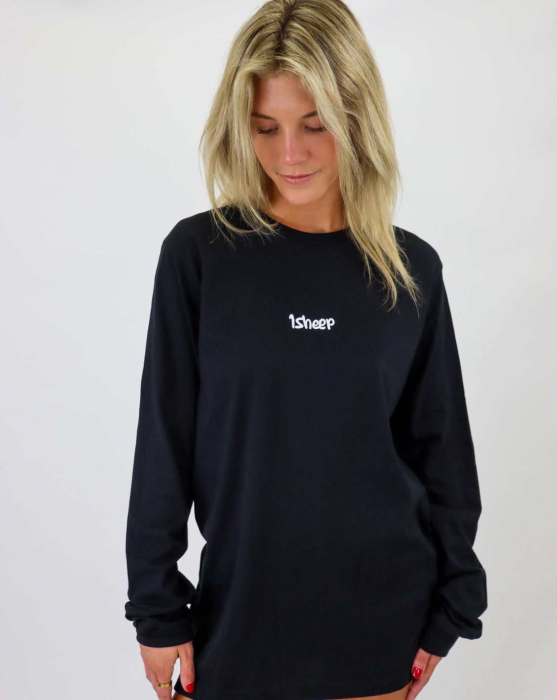 1Sheep Signature Long Sleeve Unisex Black