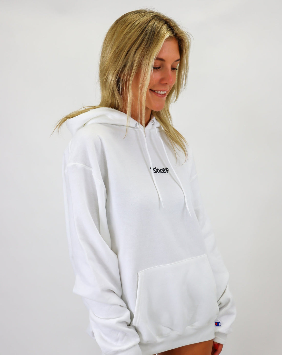 1Sheep Signature Hoodie Unisex White