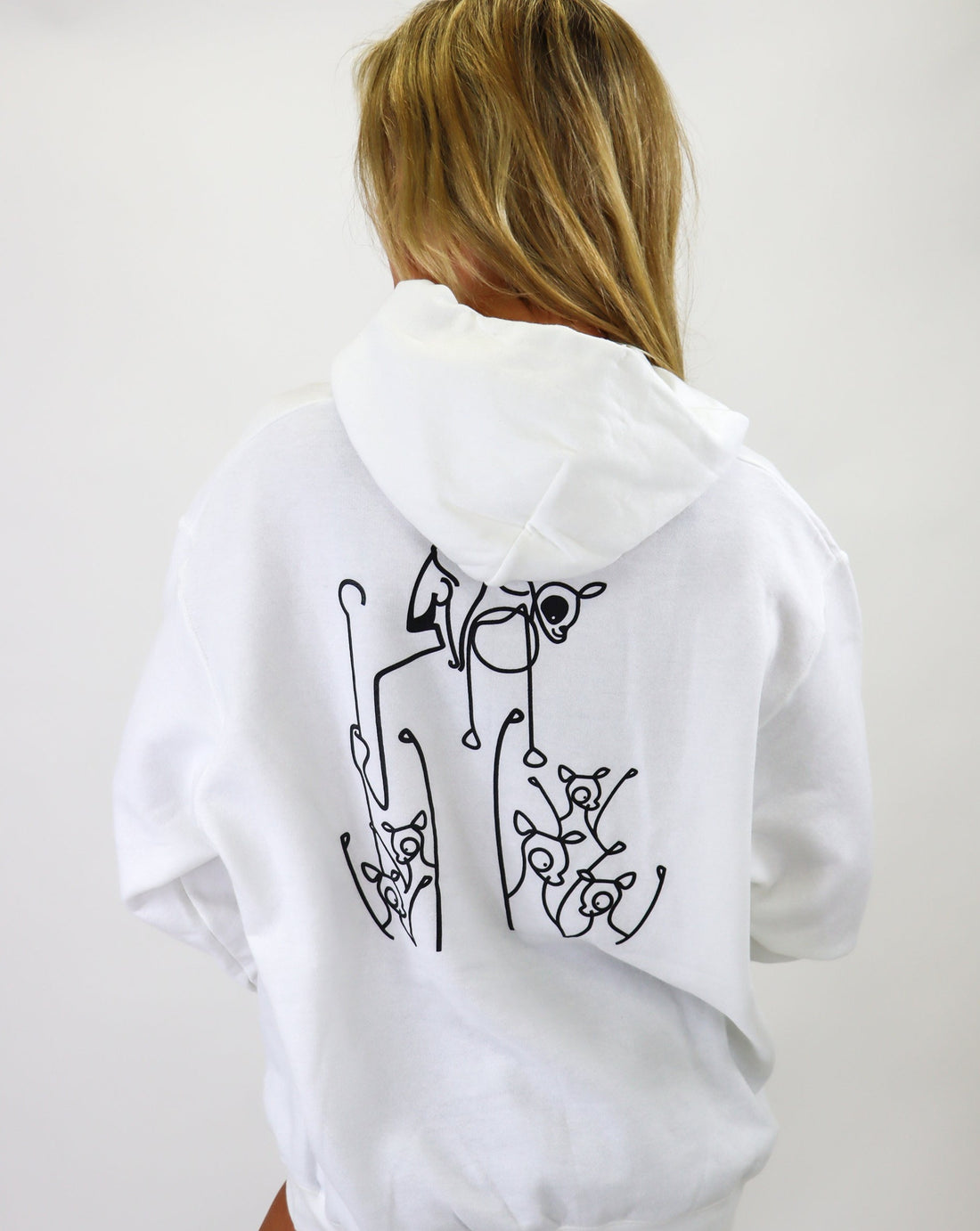 1Sheep Signature Hoodie Unisex White