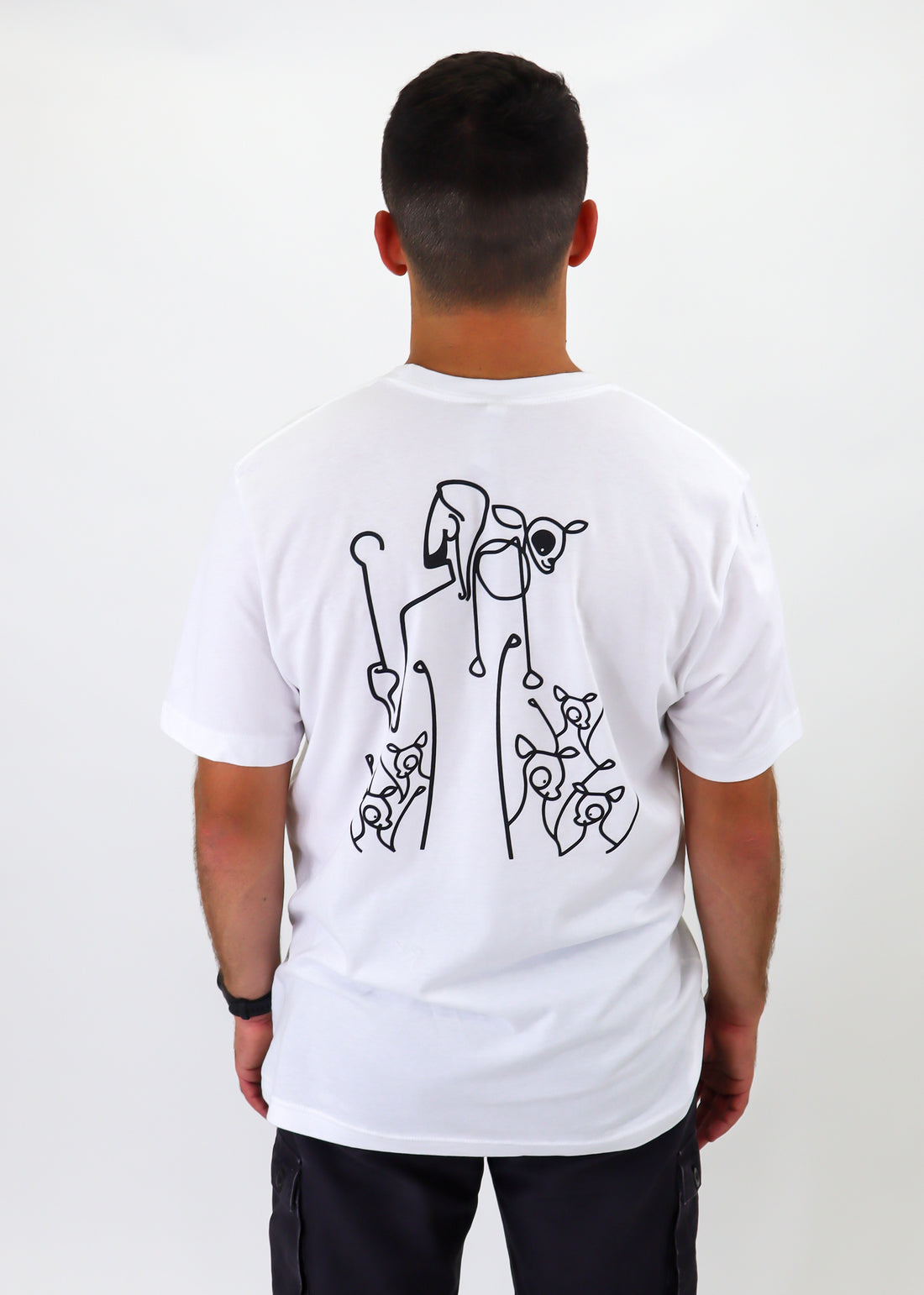 1Sheep Signature Men's Tee White