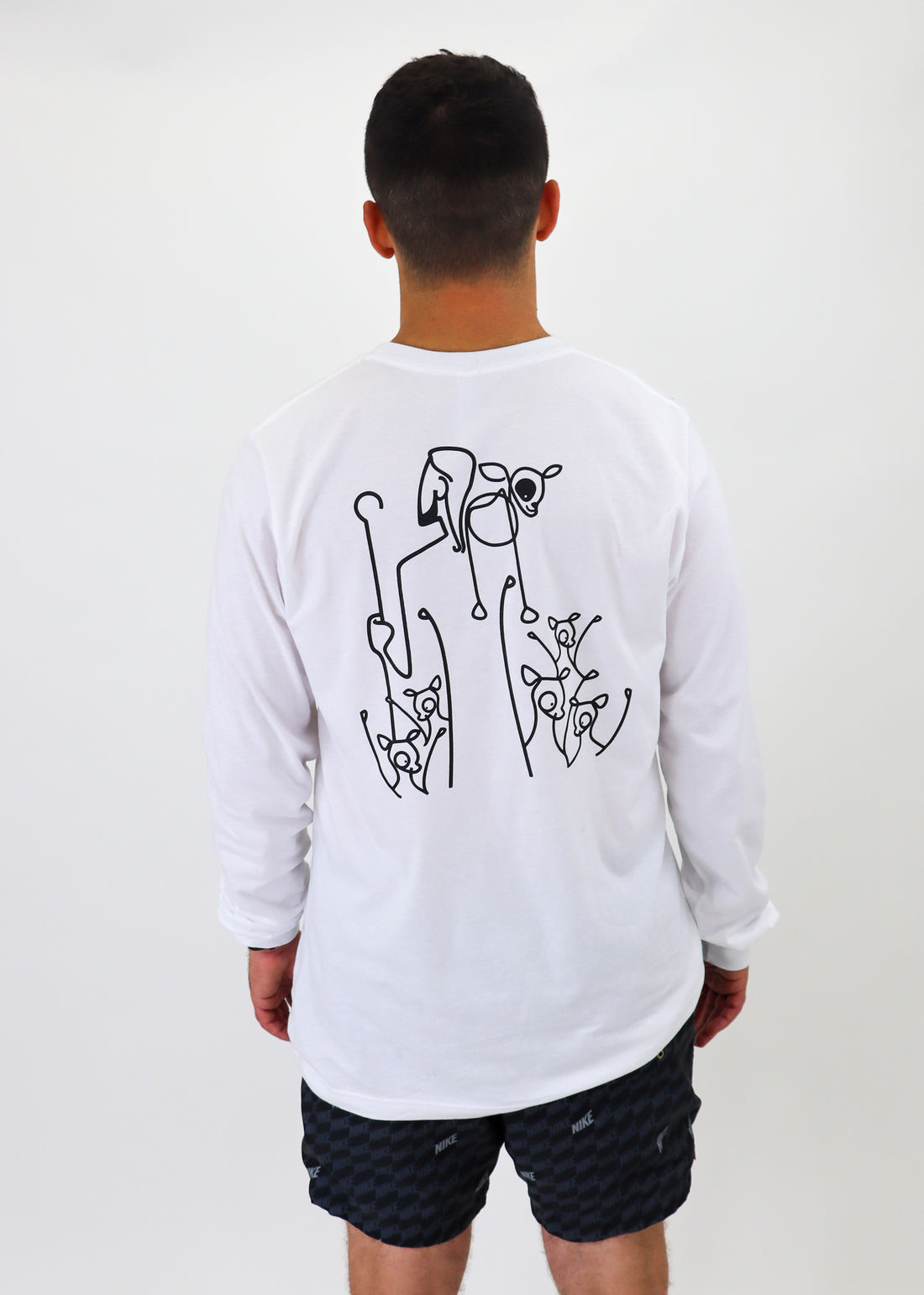 1Sheep Signature Long Sleeve Unisex White